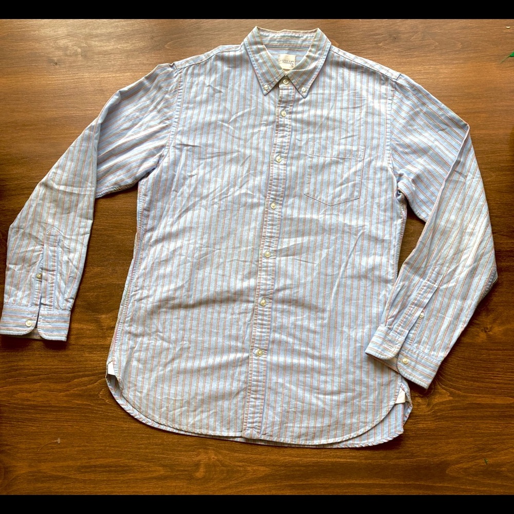 Lands End Canvas Button Down Long Sleeve M